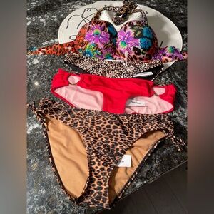 Victoria Secrets swim bombshell 36C and S,M OR L bottoms … see below
